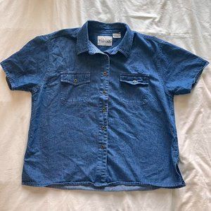 Vintage blue basic editions shirt